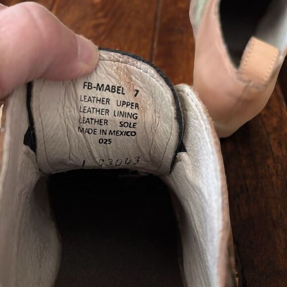 Freebird by Steven Mabel Oxfords Womens Size 7 Turquoise Multi Tan Leather - Picture 6 of 6